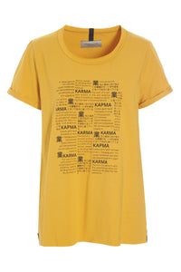 KARMA T SHIRT - 96065 - SAFRAN