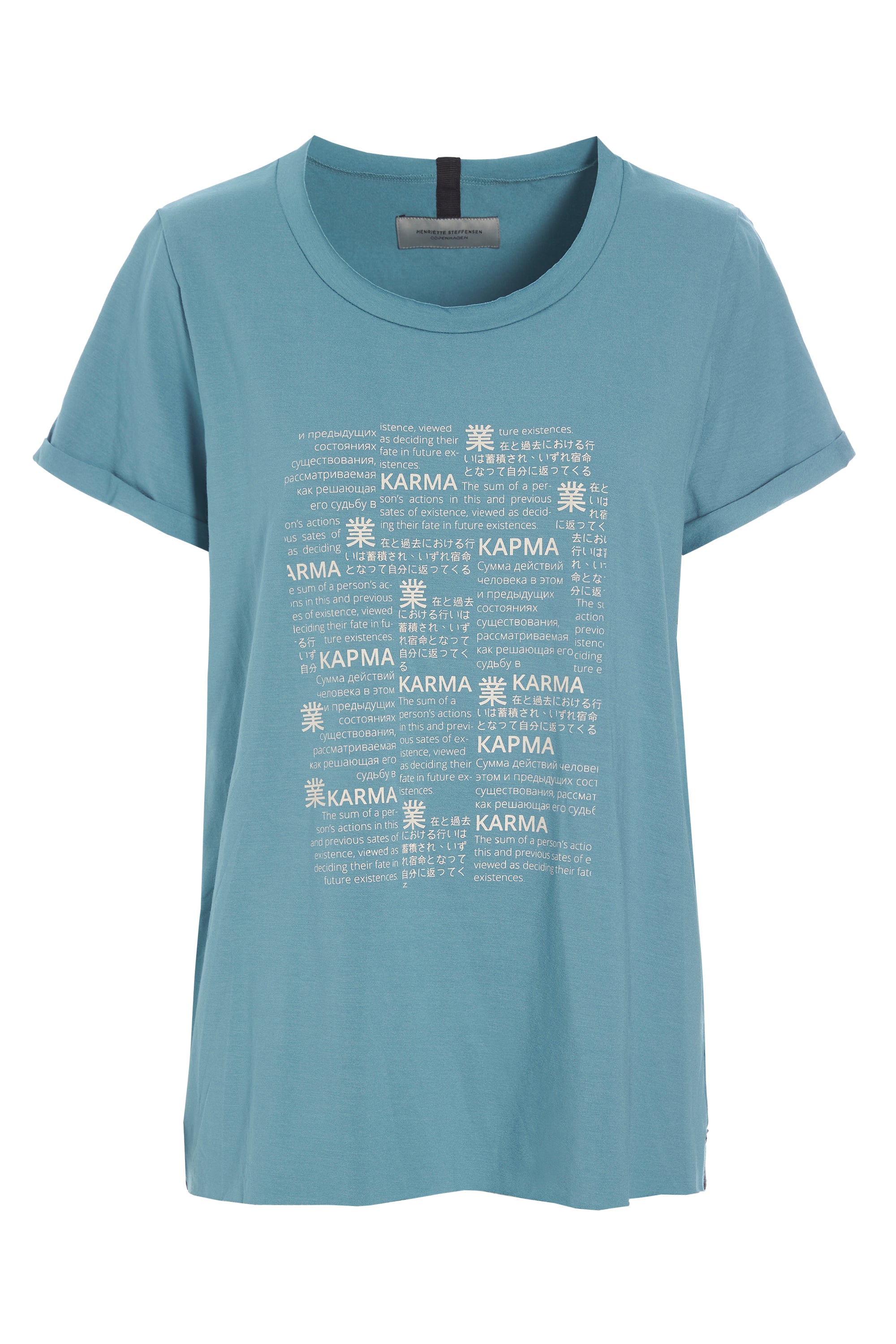 HENRIETTE STEFFENSEN COPENHAGEN KARMA T SHIRT - 96065 T-SHIRTS SALVIE 670