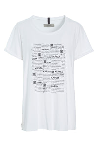 KARMA T SHIRT - 96065 - WHITE