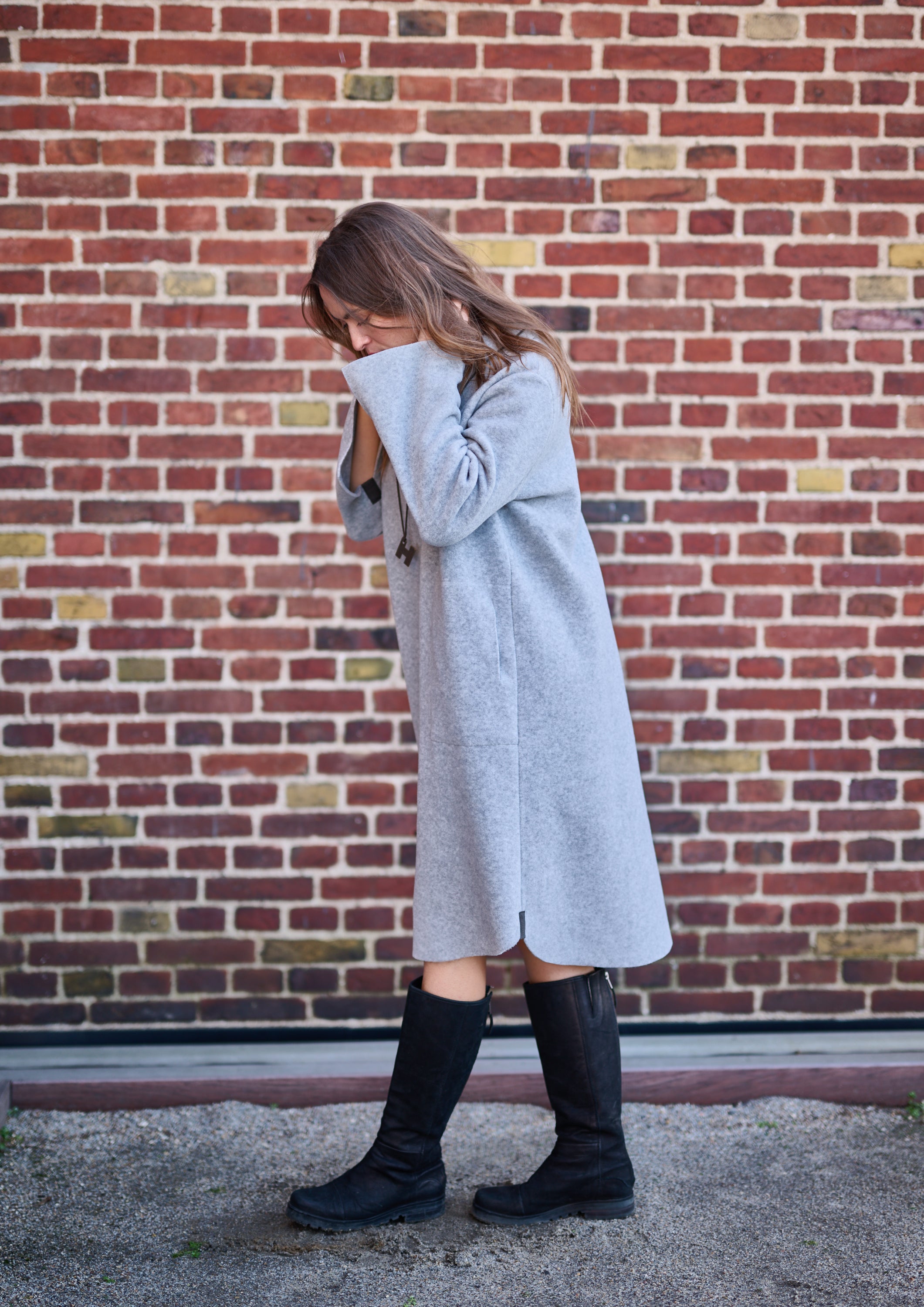 HENRIETTE STEFFENSEN COPENHAGEN KJOLE - 3255 KJOLER LIGHT GREY 876