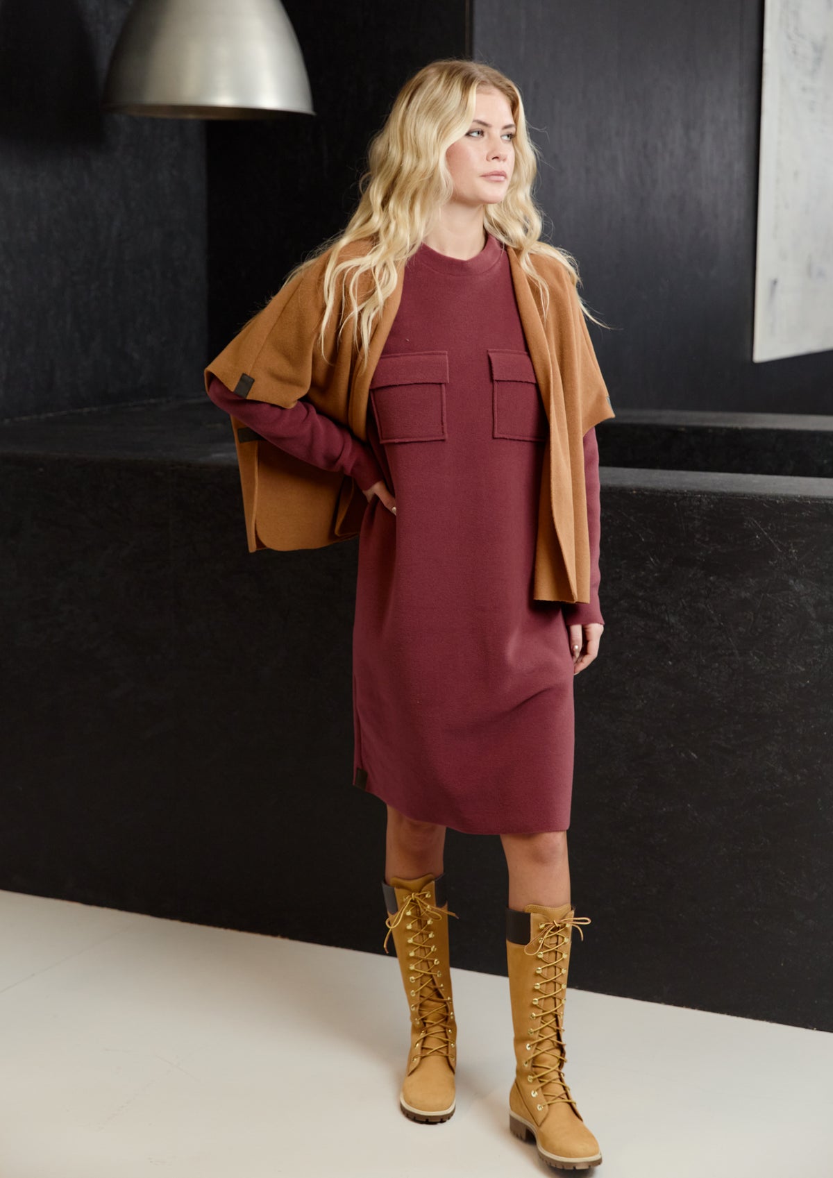 HENRIETTE STEFFENSEN COPENHAGEN KJOLE - 3258 KJOLER BORDEAUX 474