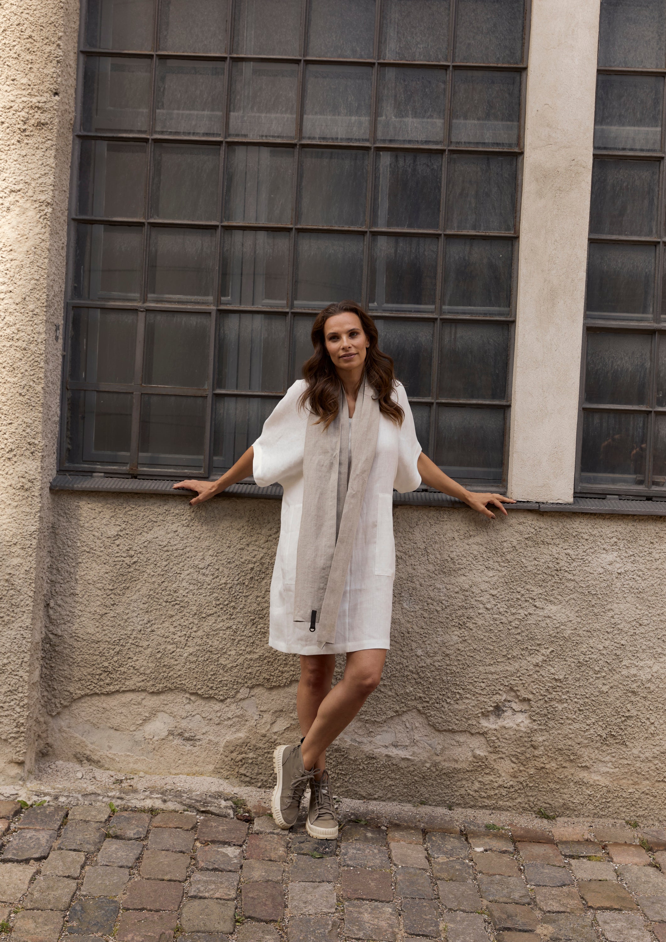 HENRIETTE STEFFENSEN COPENHAGEN KJOLE - 83005 KJOLER IVORY 888