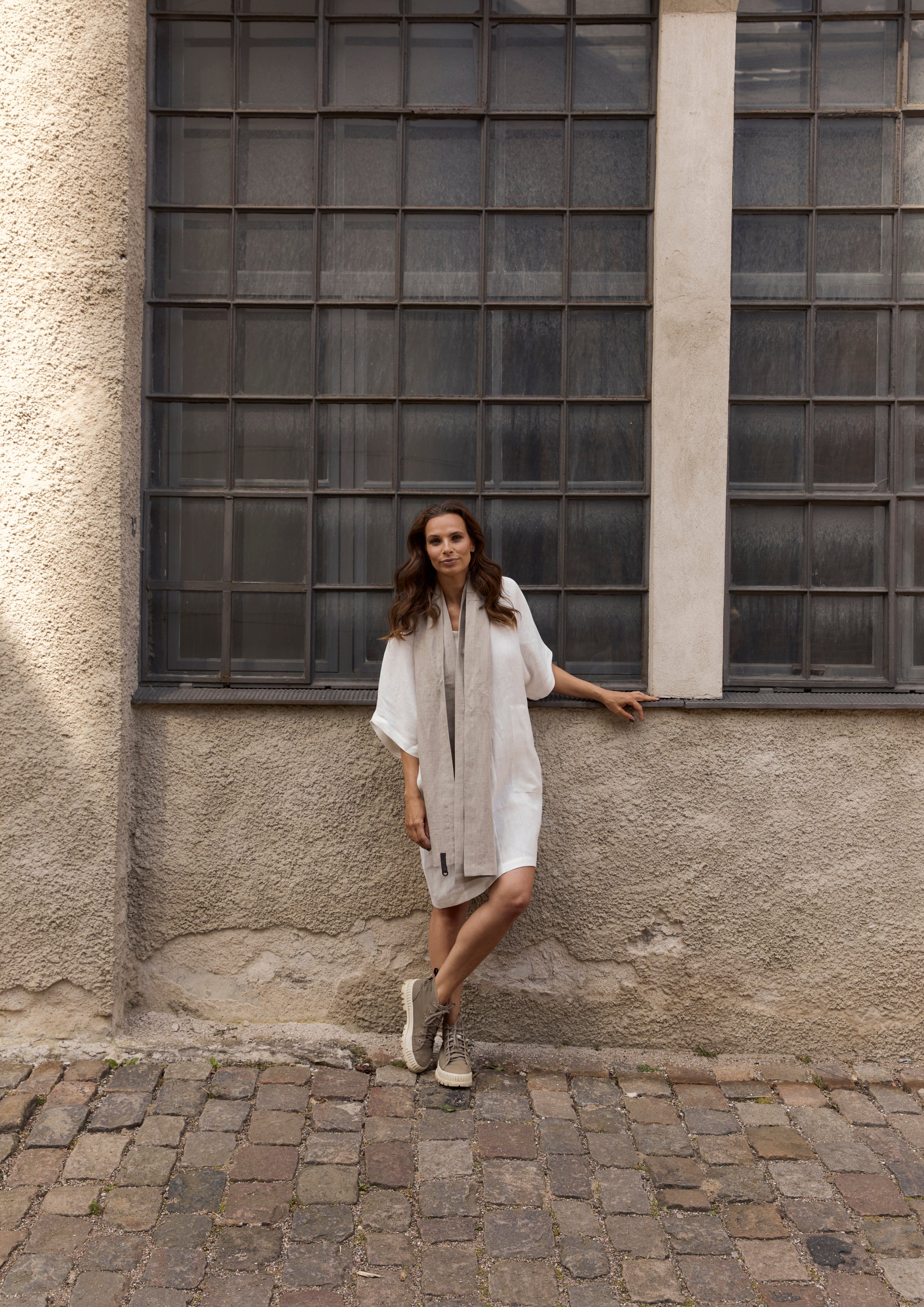 HENRIETTE STEFFENSEN COPENHAGEN KJOLE - 83005 KJOLER IVORY 888