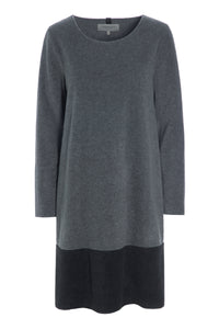 KJOLE 2 FARVET - 3222 - GREY/SB