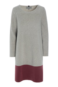 KJOLE 2 FARVET - 3222 - SAND/WINE