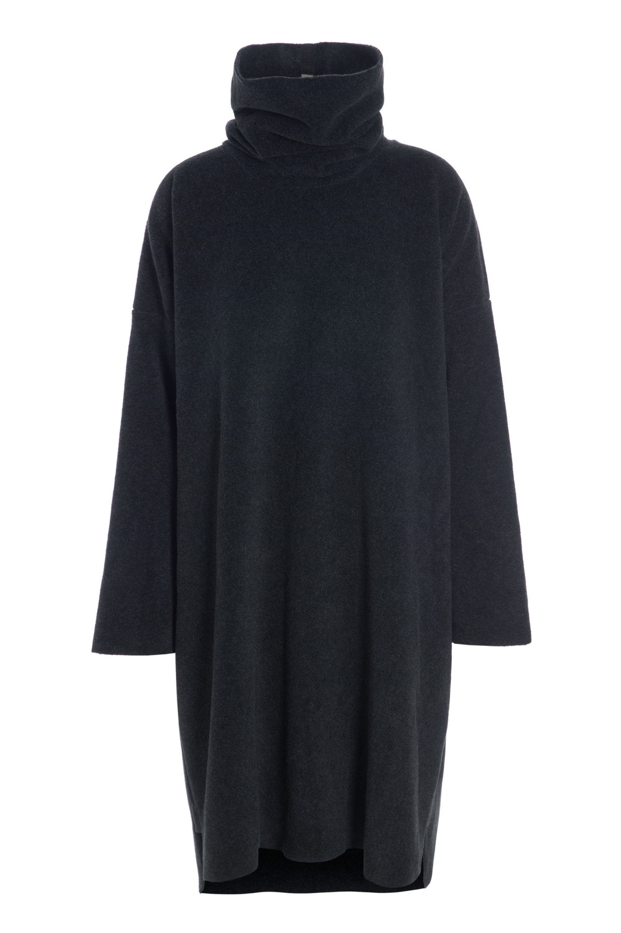 HENRIETTE STEFFENSEN COPENHAGEN KJOLE MED HØJ HALS - 3225 KJOLER SOFT BLACK 914