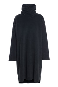 KJOLE MED HØJ HALS - 3225 - SOFT BLACK