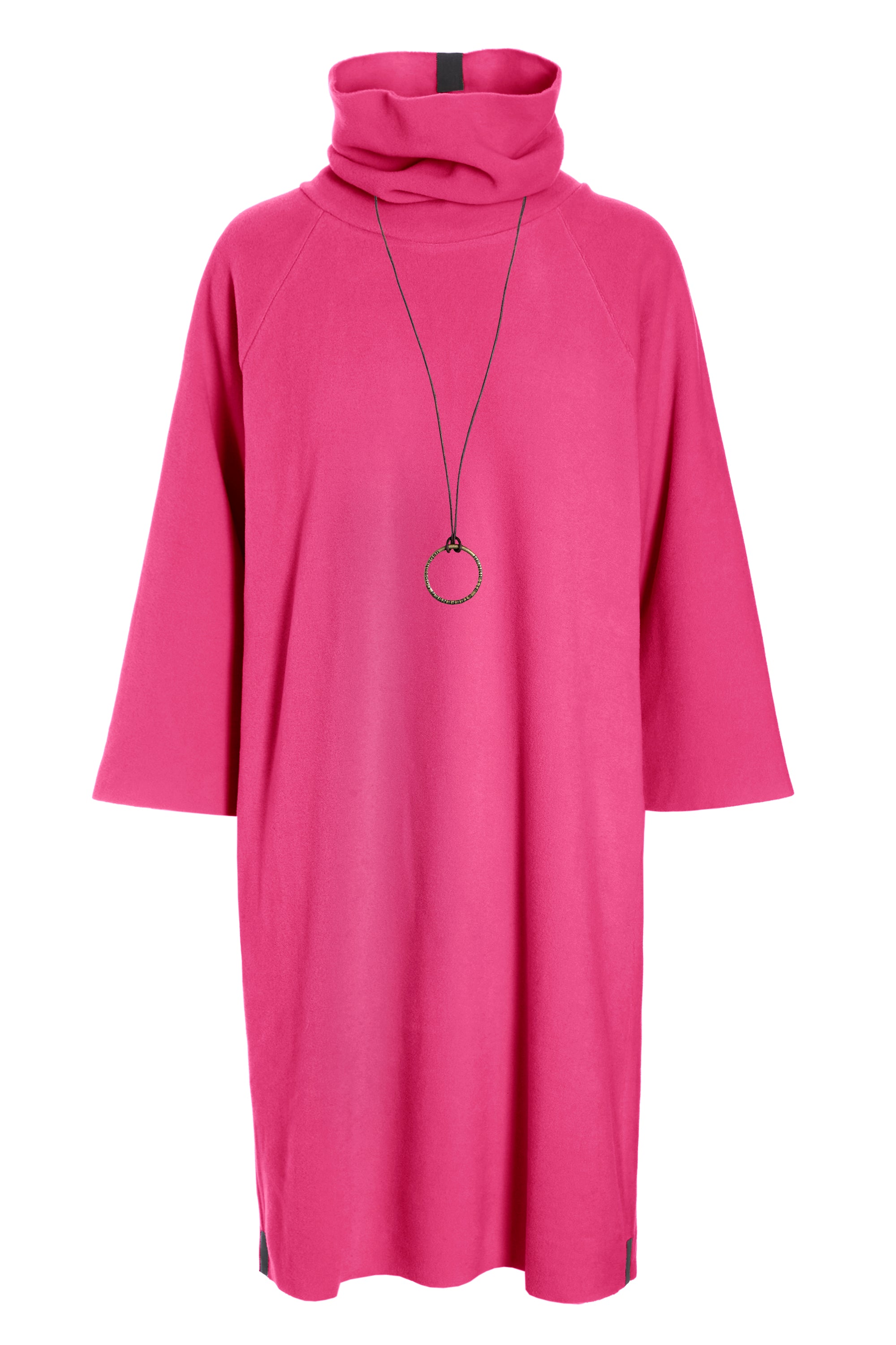 HENRIETTE STEFFENSEN COPENHAGEN KJOLE MED HØJ HALS - 3236 KJOLER PINK 369