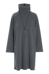 KJOLE MED HØJ HALS - 3246 - GREY