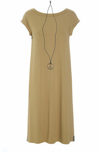 KJOLE MED SMYKKE - 98057 - OLIVE