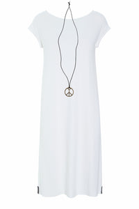 KJOLE MED SMYKKE - 98057 - WHITE