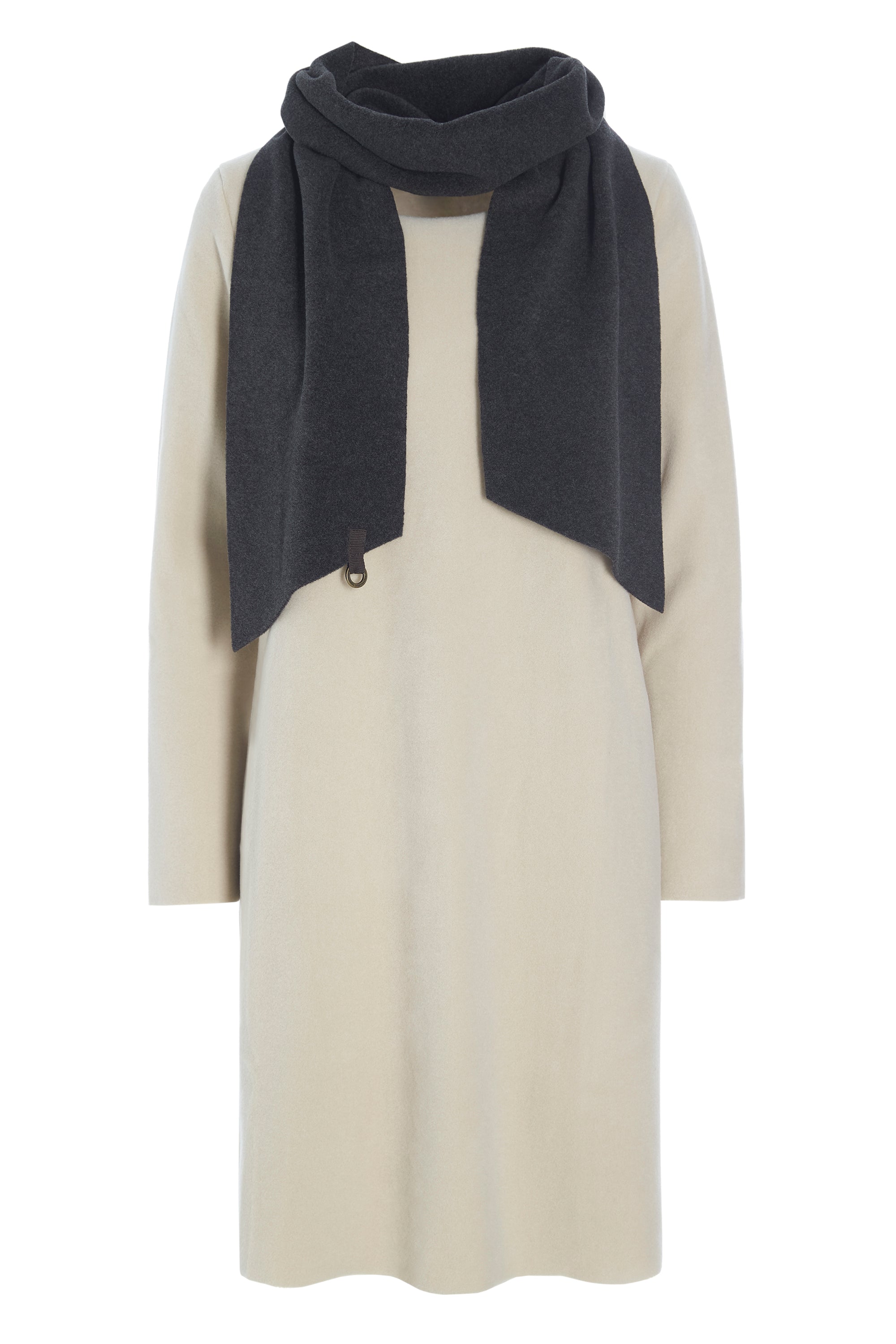 HENRIETTE STEFFENSEN COPENHAGEN KJOLE MED TØRKLÆDE - 3226 KJOLER KIT/SOFT BLACK 642