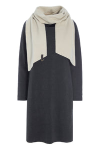 KJOLE MED TØRKLÆDE - 3226 - SOFT BLACK / KIT