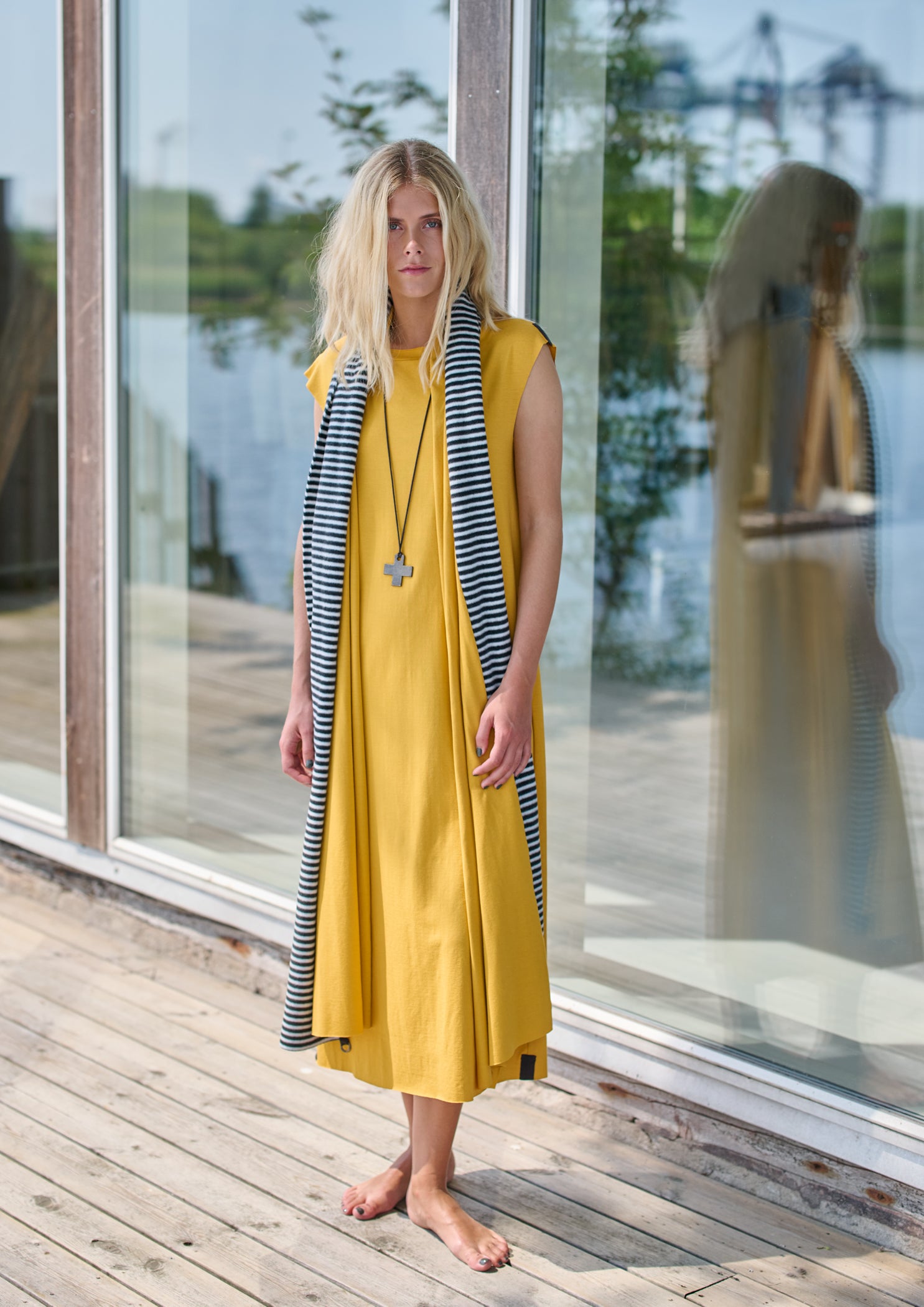 HENRIETTE STEFFENSEN COPENHAGEN KJOLE M/SMYKKE TEGN- 98044 KJOLER SAFRAN 701