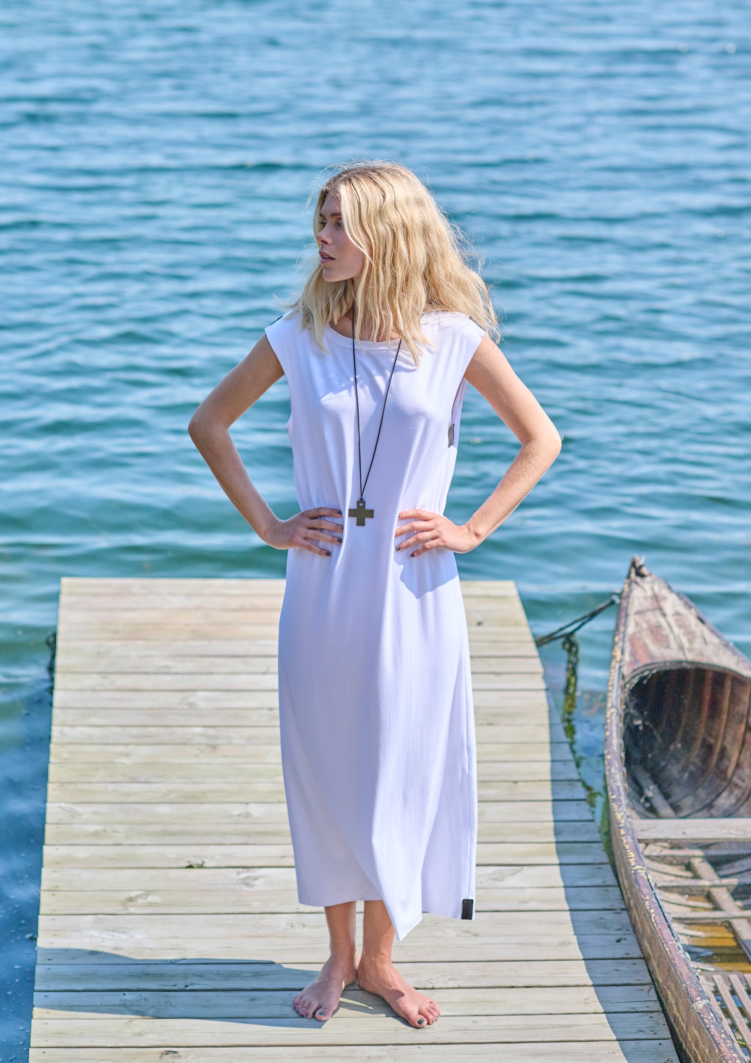 HENRIETTE STEFFENSEN COPENHAGEN KJOLE M/SMYKKE TEGN- 98044 KJOLER WHITE 816