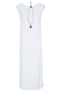 KJOLE M/SMYKKE TEGN- 98044 - WHITE