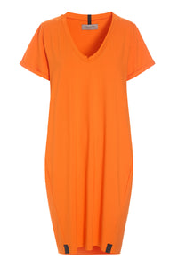 KJOLE V-HALS - 98049 - ORANGE
