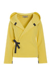 KLASSISK FLEECE SLÅ OM CARDIGAN - 1009 - YELLOW