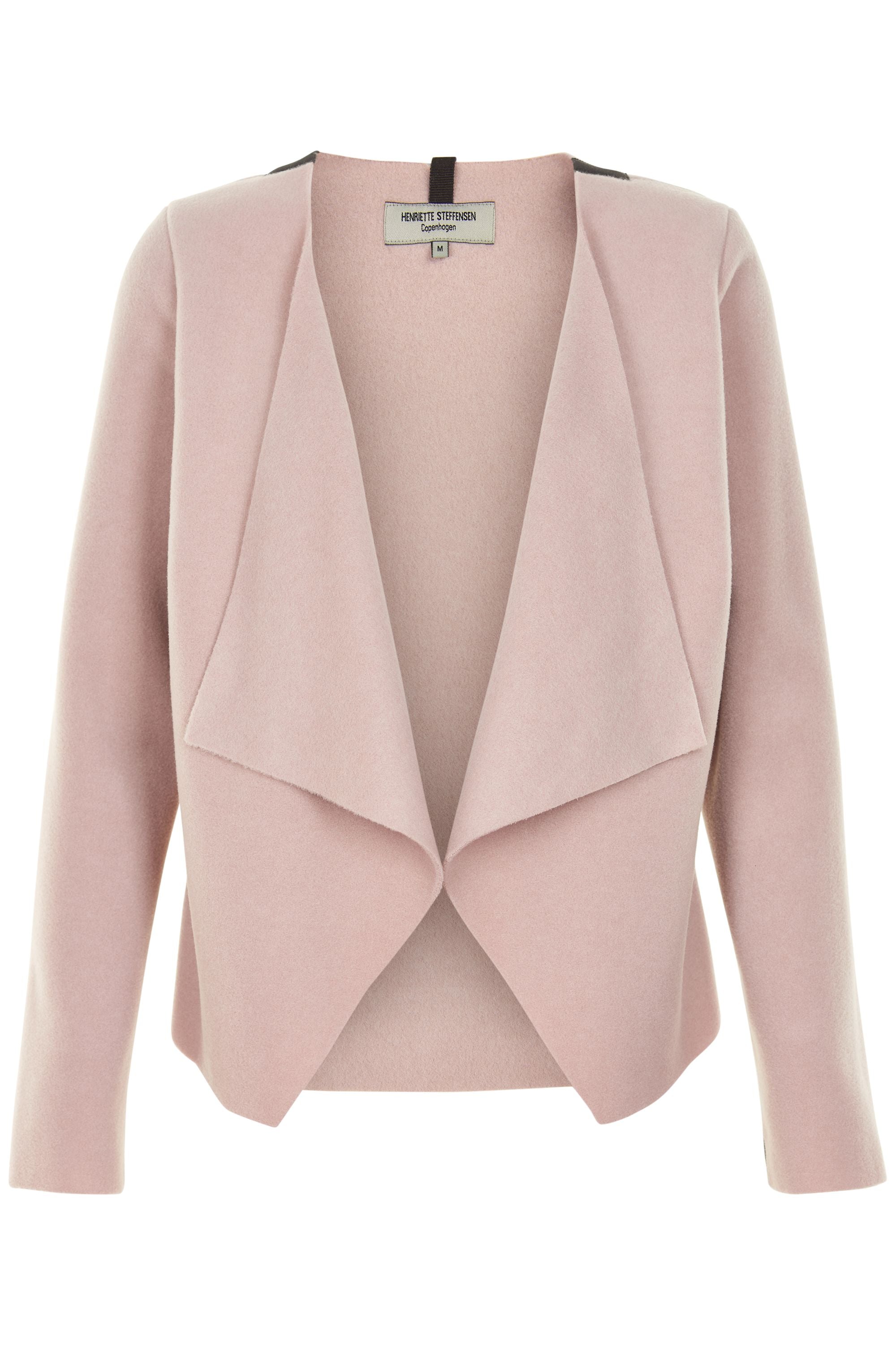 HENRIETTE STEFFENSEN COPENHAGEN KORT CARDIGAN - 7119 CARDIGANS NUDE 401