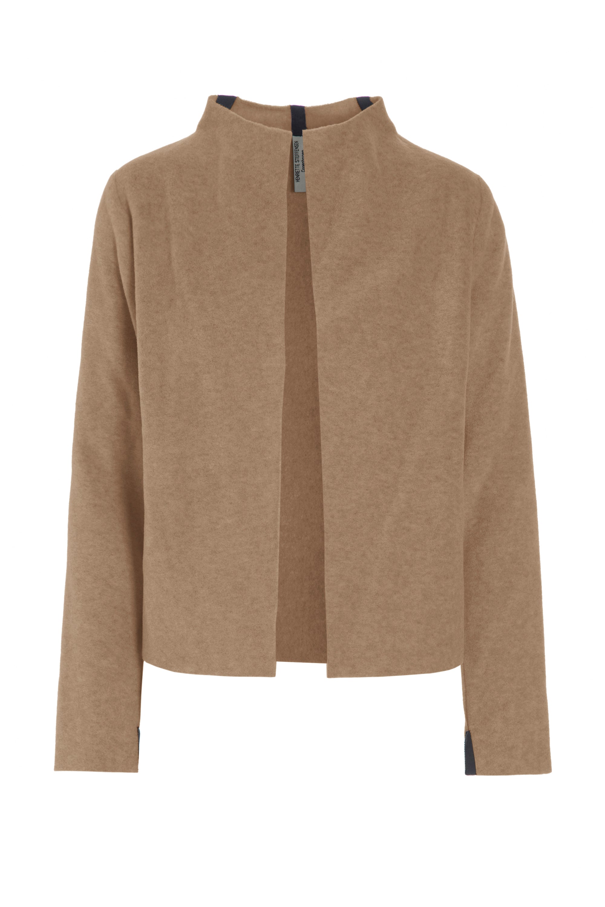 HENRIETTE STEFFENSEN COPENHAGEN KORT CARDIGAN - 7136 CARDIGANS CAMEL 815