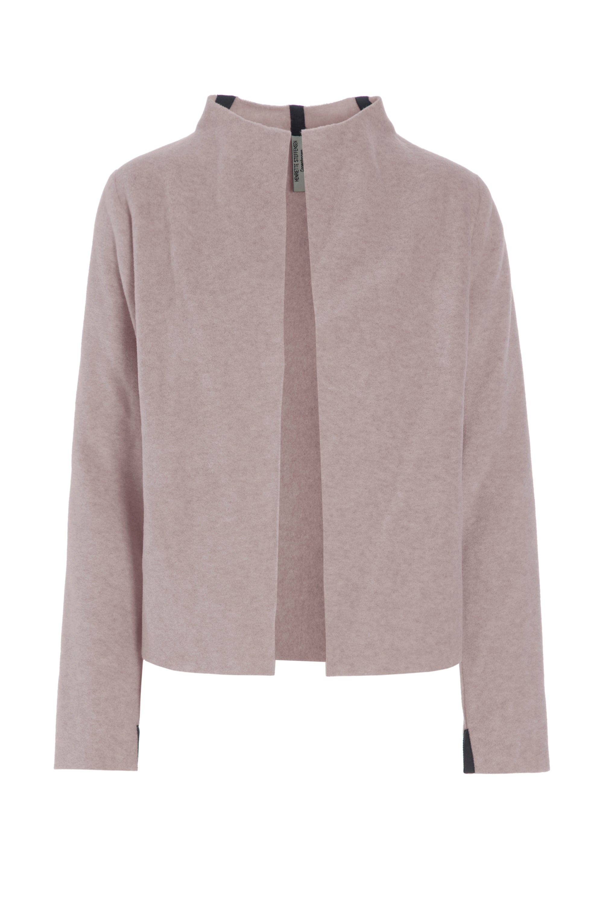 HENRIETTE STEFFENSEN COPENHAGEN KORT CARDIGAN - 7136 CARDIGANS NUDE 401