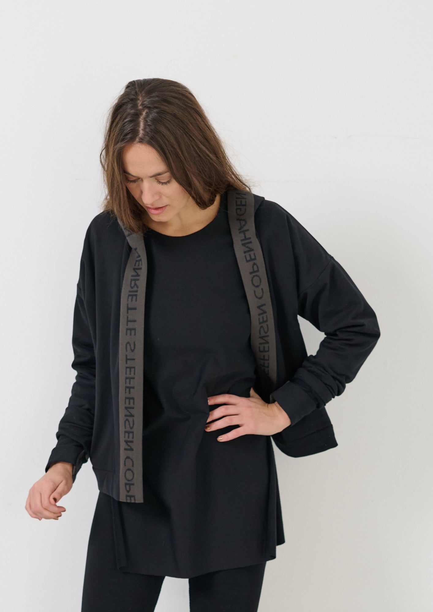 HENRIETTE STEFFENSEN COPENHAGEN KORT CARDIGAN - 77001 CARDIGANS BLACK 900