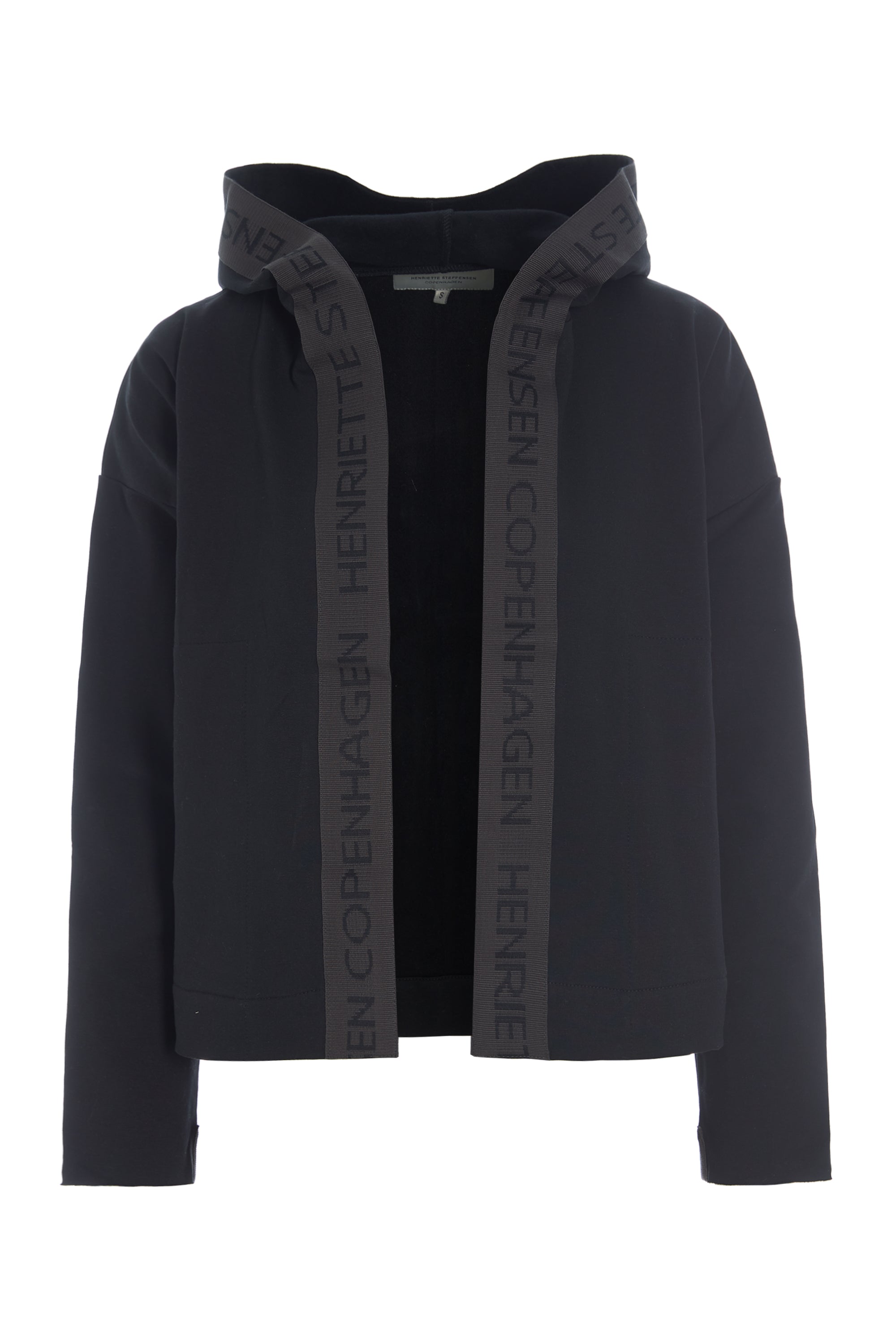 HENRIETTE STEFFENSEN COPENHAGEN KORT CARDIGAN - 77001 CARDIGANS BLACK 900