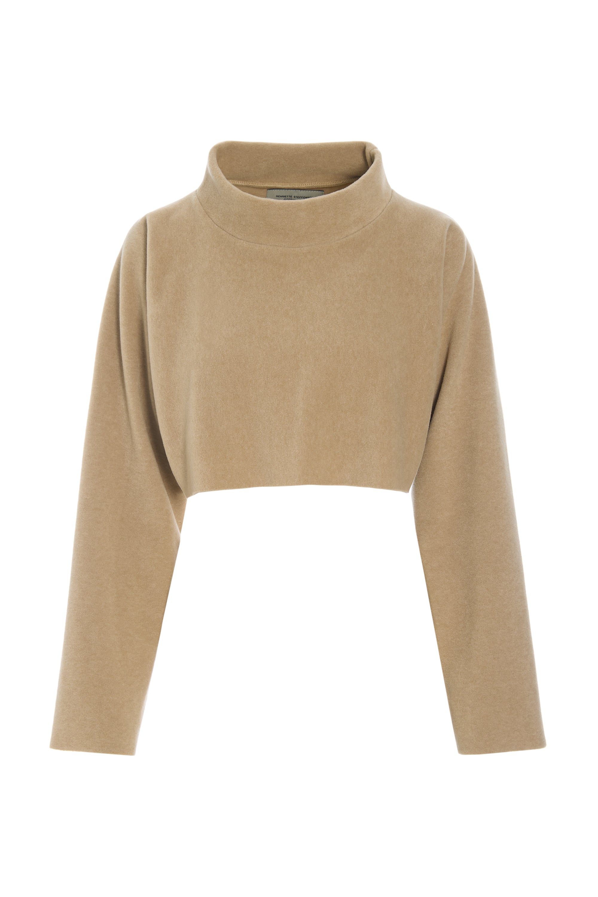 HENRIETTE STEFFENSEN COPENHAGEN KORT PULLOVER - 1372 BLUSER CAMEL 815