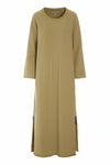 LANGÆRMET KJOLE - 73009 - OLIVE