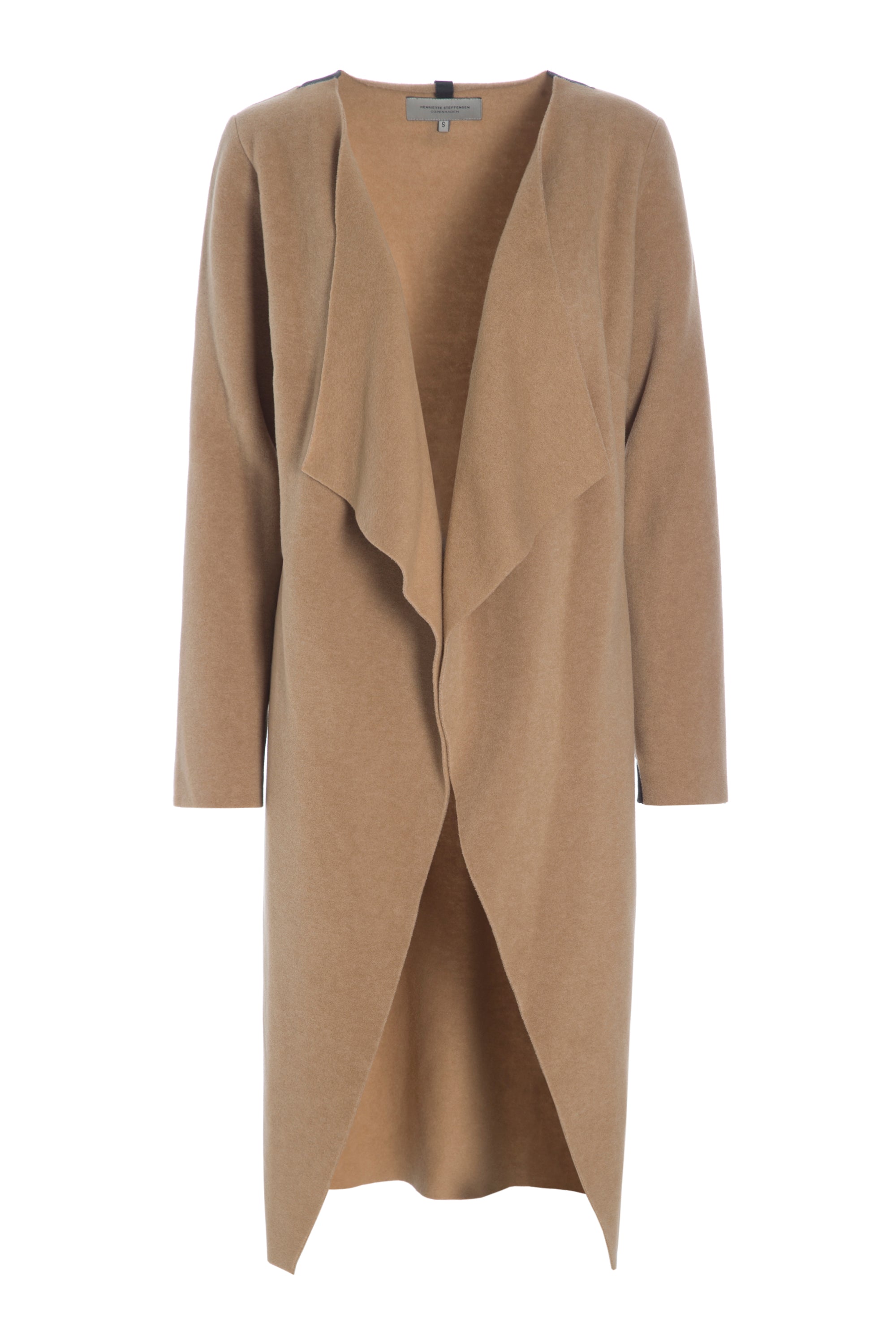 HENRIETTE STEFFENSEN COPENHAGEN LANG CARDIGAN - 7114 CARDIGANS CAMEL 815