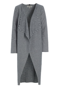 LANG CARDIGAN - 7114 - STRIPES B&W