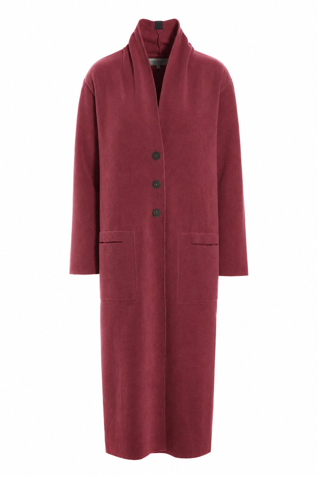 HENRIETTE STEFFENSEN COPENHAGEN LANG CARDIGAN - 7162 CARDIGANS BORDEAUX 474
