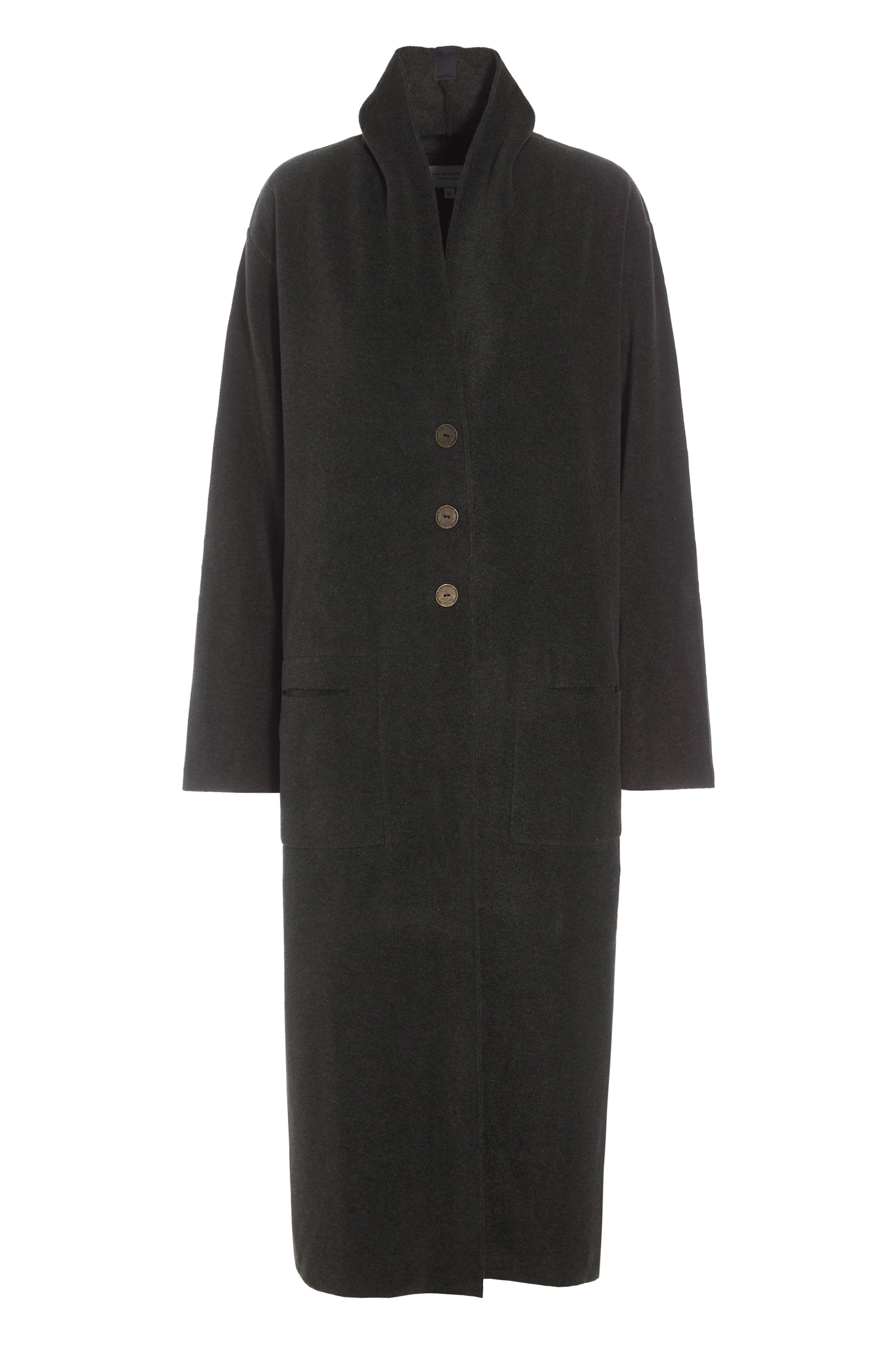HENRIETTE STEFFENSEN COPENHAGEN LANG CARDIGAN - 7162 CARDIGANS CHOKOLATE 844