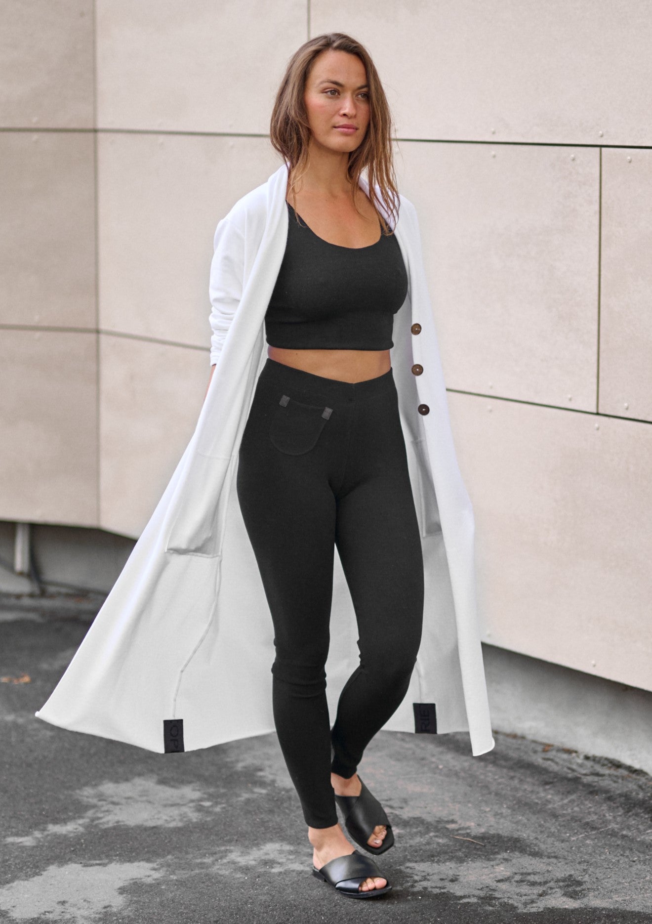 HENRIETTE STEFFENSEN COPENHAGEN LANG CARDIGAN - 77002 CARDIGANS WHITE 816