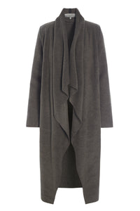 LANG CARDIGAN M / VANDFALD - 7131 - BARK