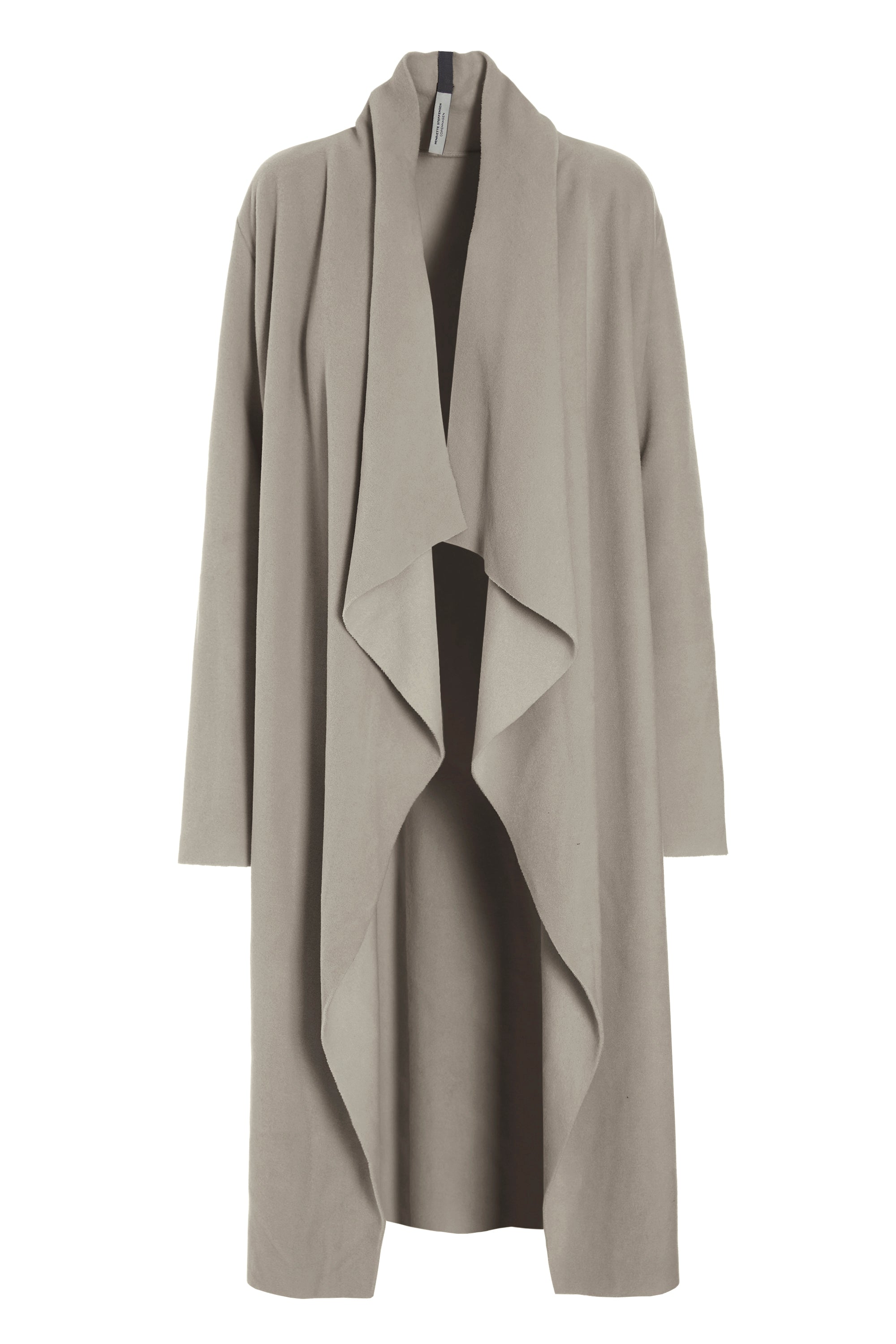 HENRIETTE STEFFENSEN COPENHAGEN LANG CARDIGAN M / "VANDFALD" - 7131 CARDIGANS ELEPHANT 654