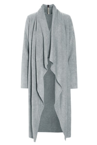 LANG CARDIGAN M / VANDFALD - 7131 - LIGHT GREY