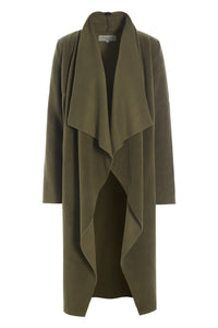 LANG CARDIGAN M / VANDFALD - 7131 - MOSS