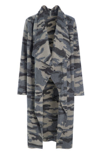LANG CARDIGAN M / VANDFALD - 7131P - CAMOUFLAGE
