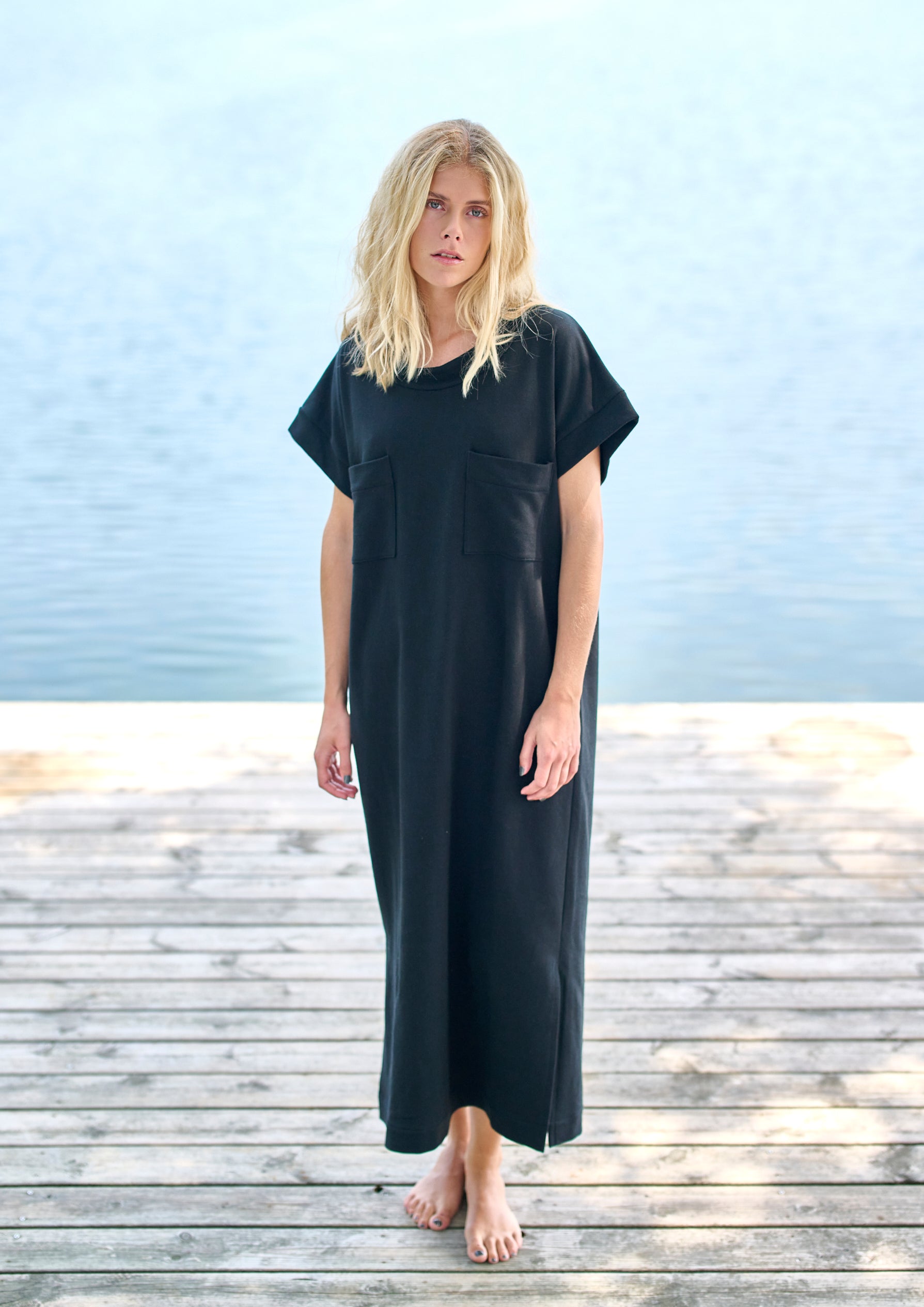 HENRIETTE STEFFENSEN COPENHAGEN LANG KJOLE - 73402 KJOLER BLACK 900