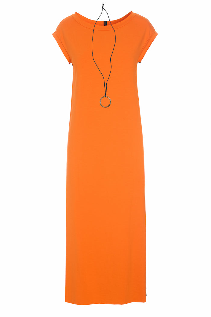 HENRIETTE STEFFENSEN COPENHAGEN LANG KJOLE M/SMYKKE - 98055 KJOLER ORANGE 773