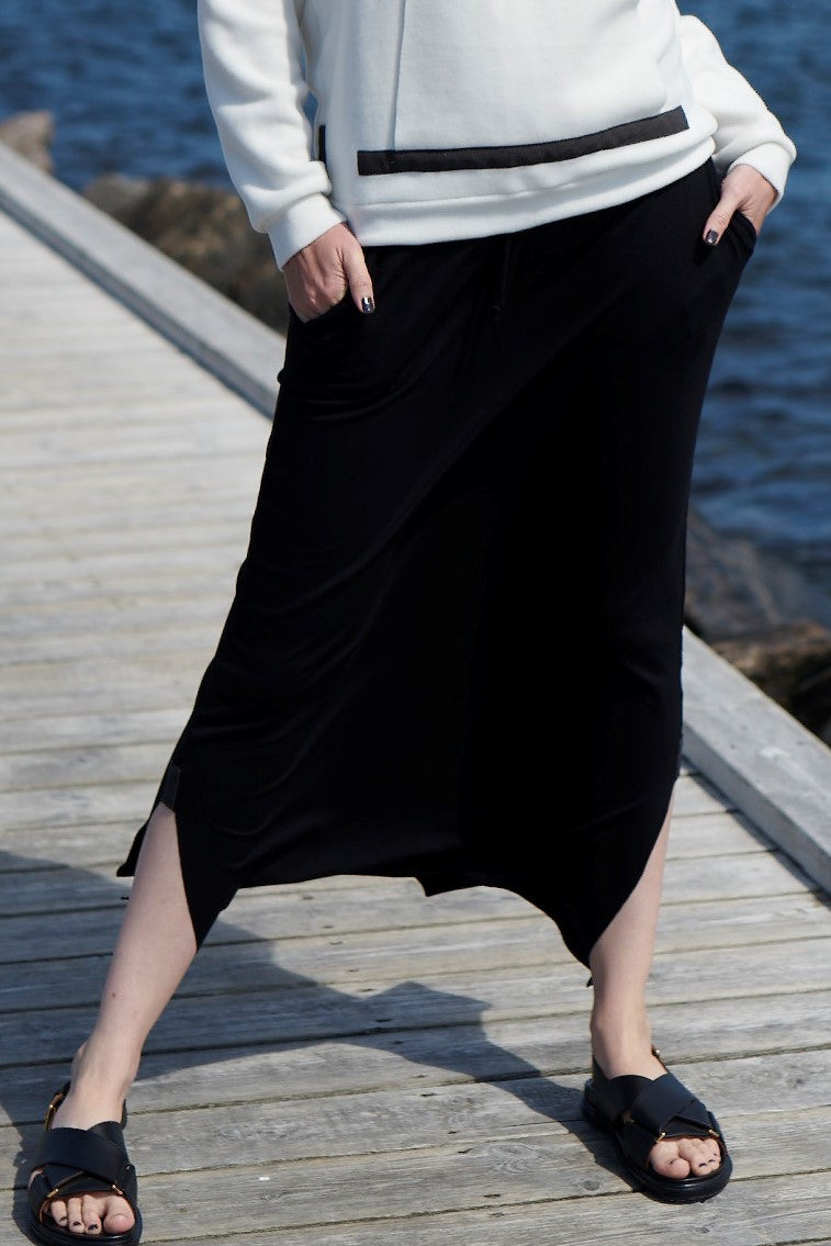 HENRIETTE STEFFENSEN COPENHAGEN LANG NEDERDEL - 98041 NEDERDELE BLACK 900