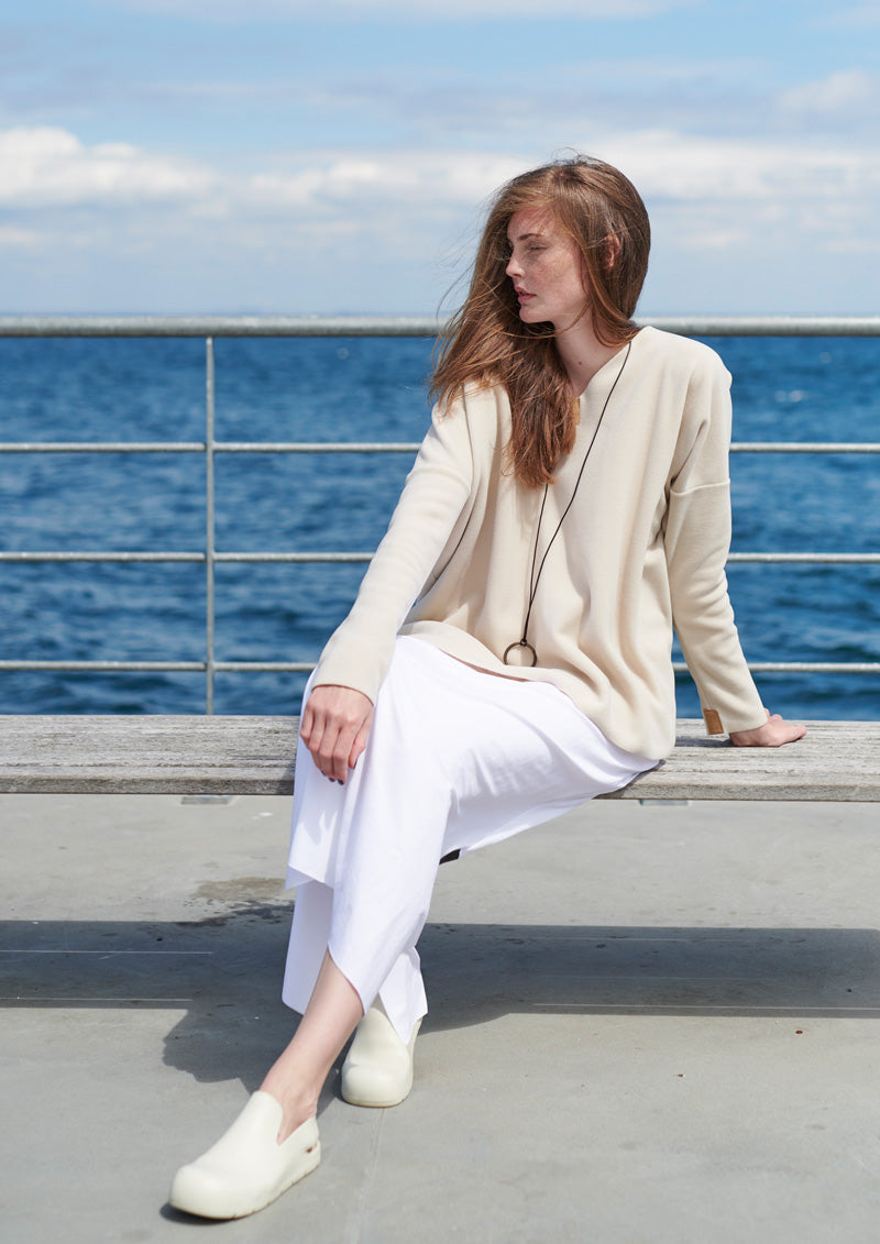 HENRIETTE STEFFENSEN COPENHAGEN LANG NEDERDEL - 98041 NEDERDELE WHITE 816