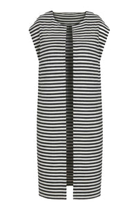 LANG VEST - 7169 - STRIPES B&W