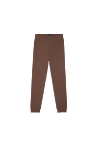 LEGGINGS RIB CHILD - 204 - CHOCOLATE