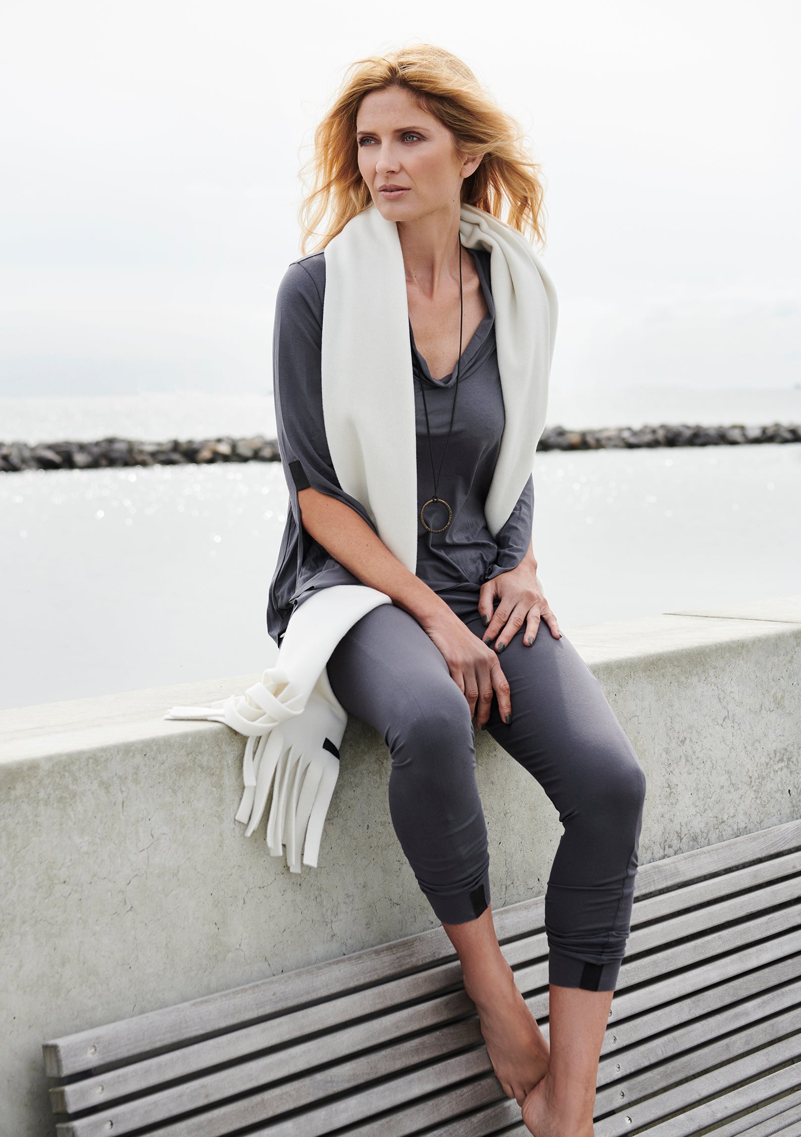 HENRIETTE STEFFENSEN COPENHAGEN LEGGINS - 99009 BUKSER GREY 905