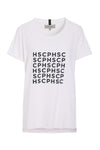 LONG TEE LOGO - 96092LOGO - WHITE