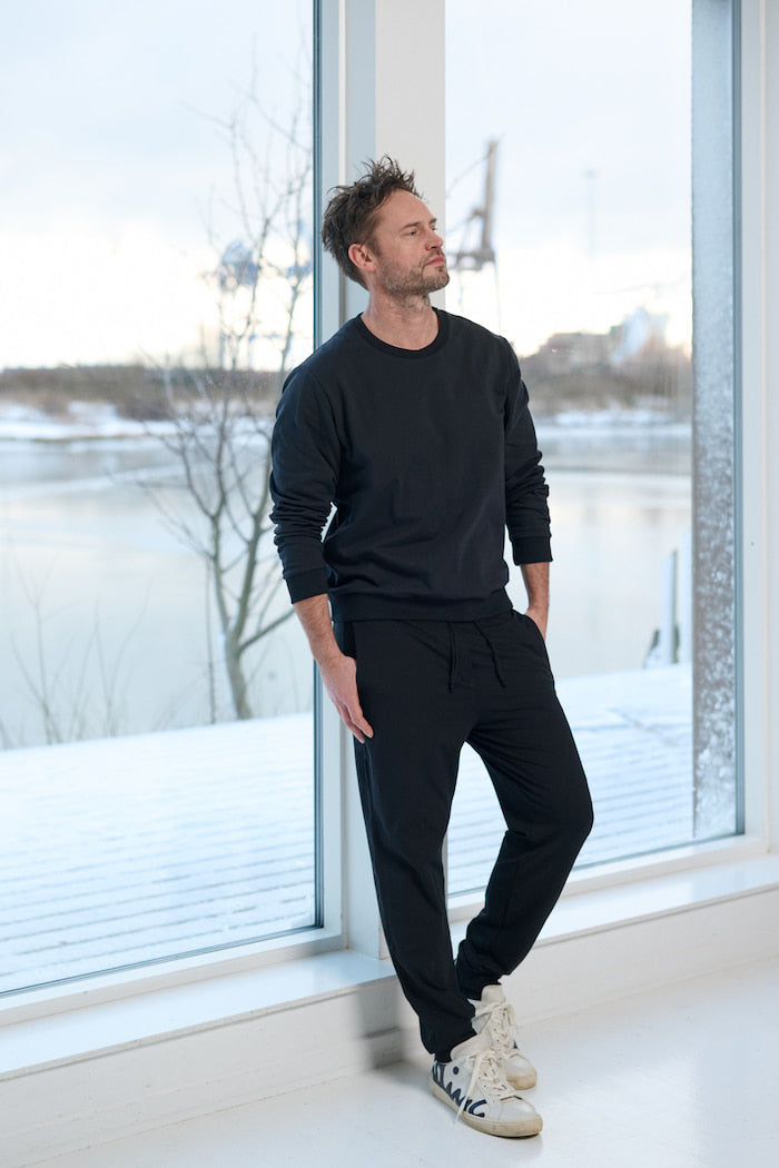 CARL BY STEFFENSEN COPENHAGEN LOUNGE BUKSER - 1024C JOGGING BLACK 900