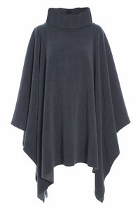 LOUNGE PONCHO DAME - 4081 - GREY