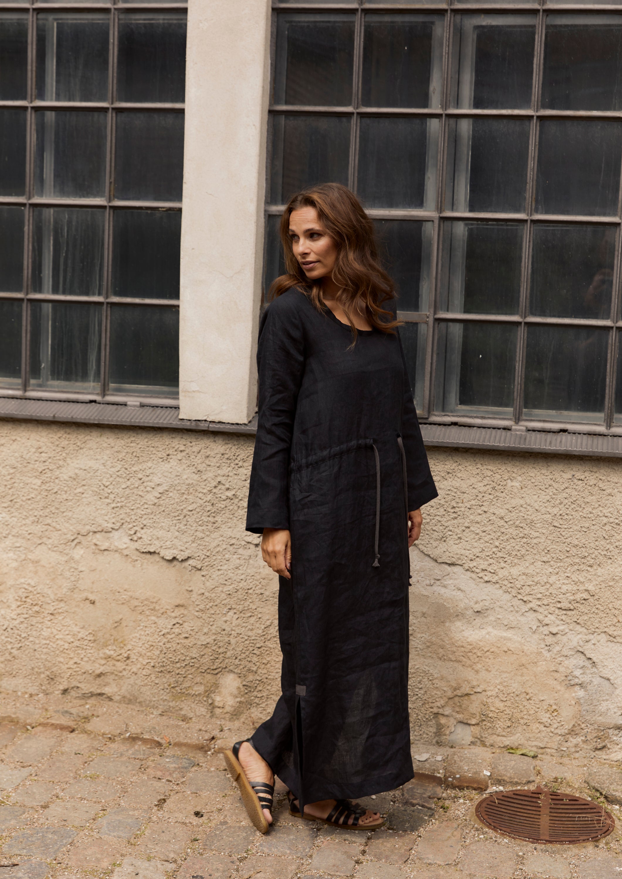 HENRIETTE STEFFENSEN COPENHAGEN MAXI KJOLE - 83004 KJOLER BLACK 900